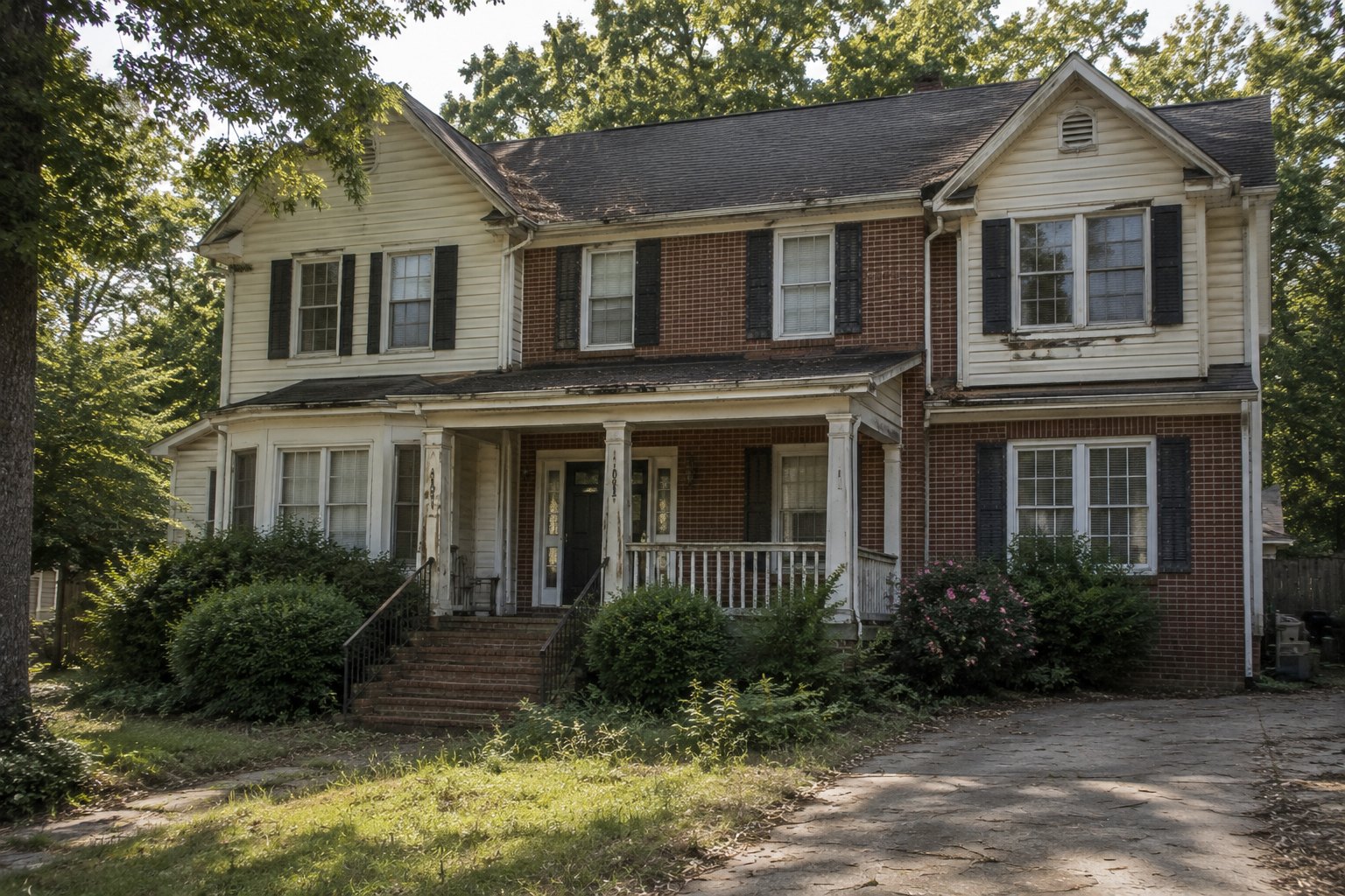 Distressed Georgia style home